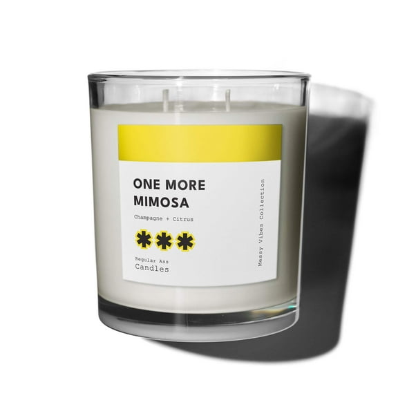 ONE MORE MIMOSA, Champagne, Citrus, Amber Candle
