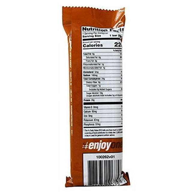 ONE Maple Glazed Donut Protein Bar, 2.12 Oz. (Pack of 3)