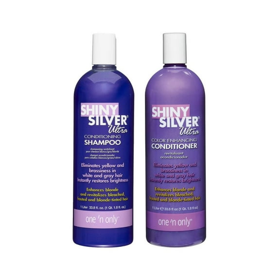 ONE N ONLY Shiny Silver - (Shampoo+Conditioner) 33.8oz