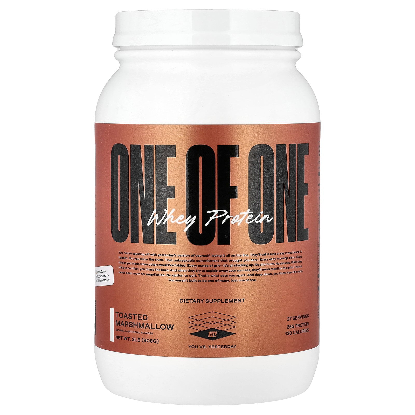 ONE OF ONE Whey Protein, Toasted Marshmallow, 2 lb (908 g)