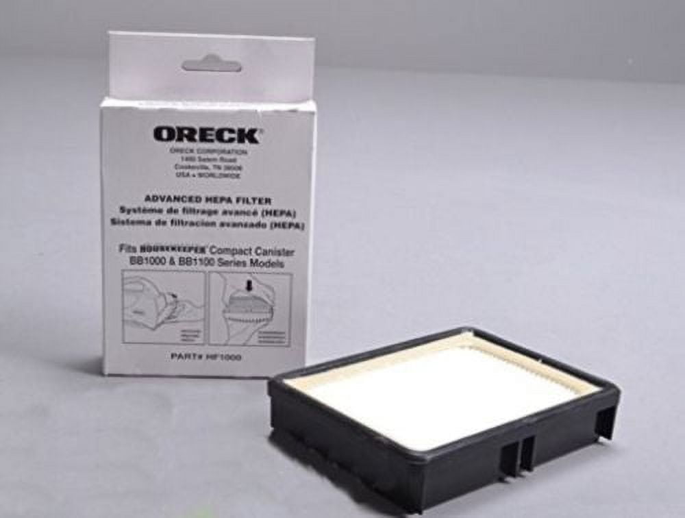 Confezione 2 Filtri HEPA per Aspirapolvere Oreck Buster BB1000, BB1100