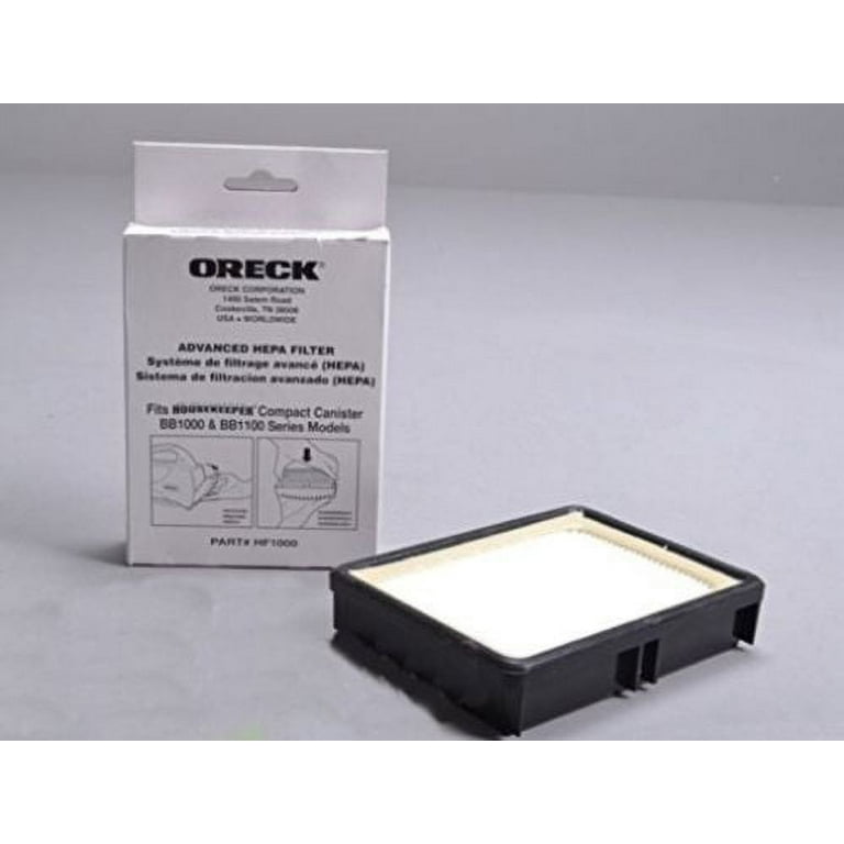 Oreck hepa hot sale filter