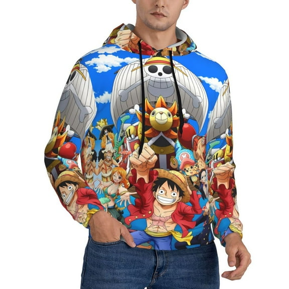 ONE PIECE 1 Sweatshirts Hoodie 3D Print Hoodie for Men and Women Pullover Sweatshirts Pocket Sweatshirt Hooded Sweatshirt Unisex
