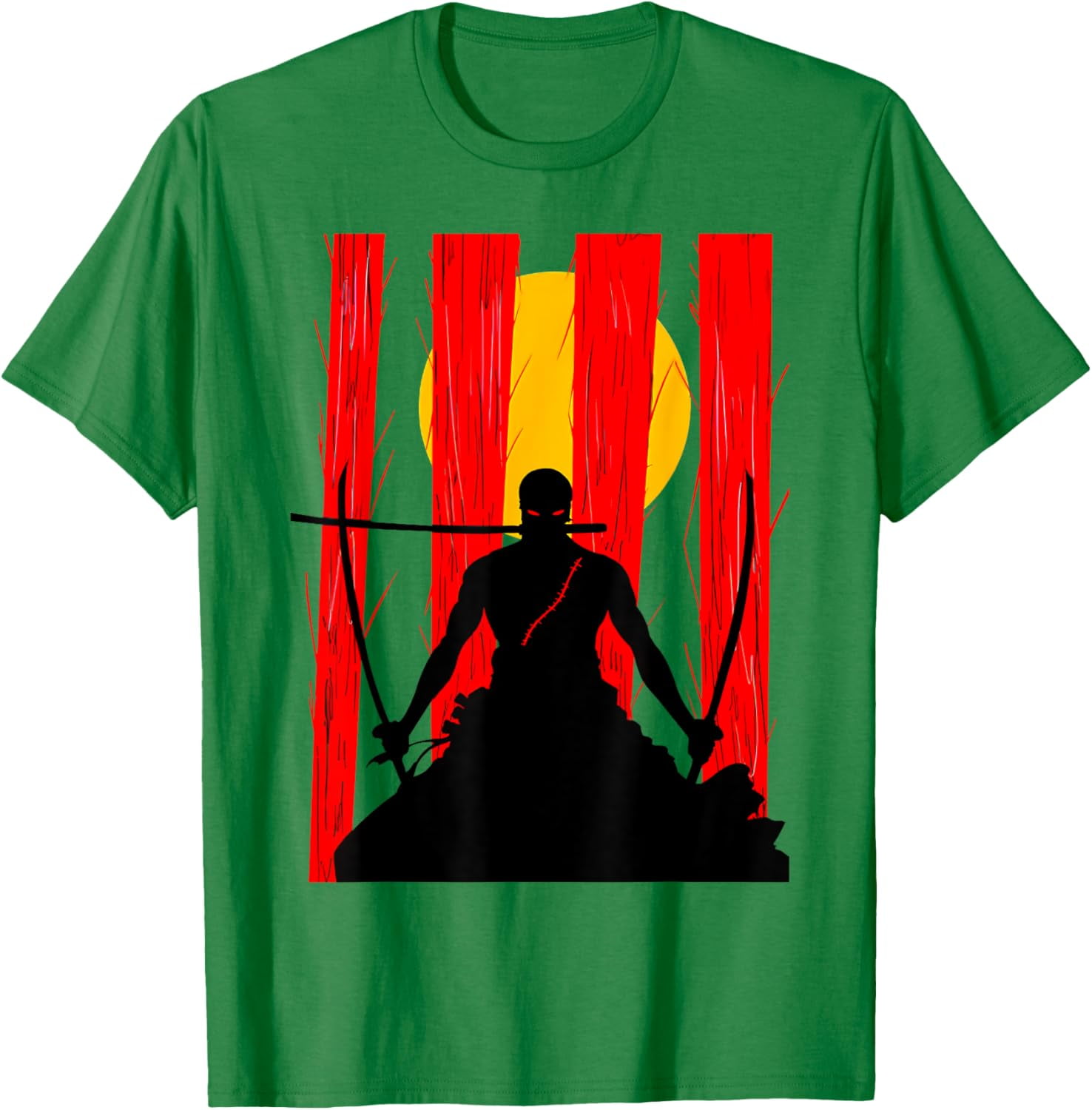 ONE PIECE 2024 Japanese Retro Art Zoro Anime Graphic T-Shirt - Walmart.com