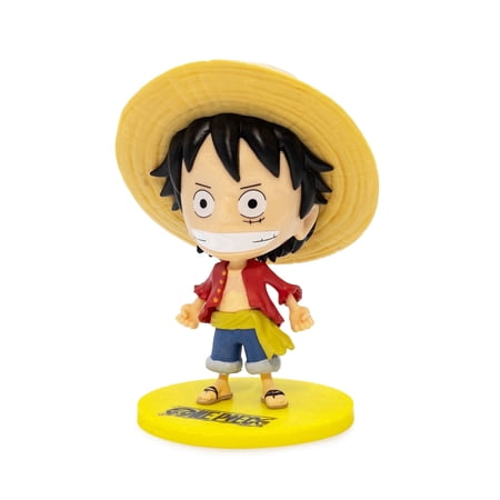 CultureFly One Piece Luffy Fly Guy Collectible Vinyl Figure, 4.5-Inch Chibi Anime Figure