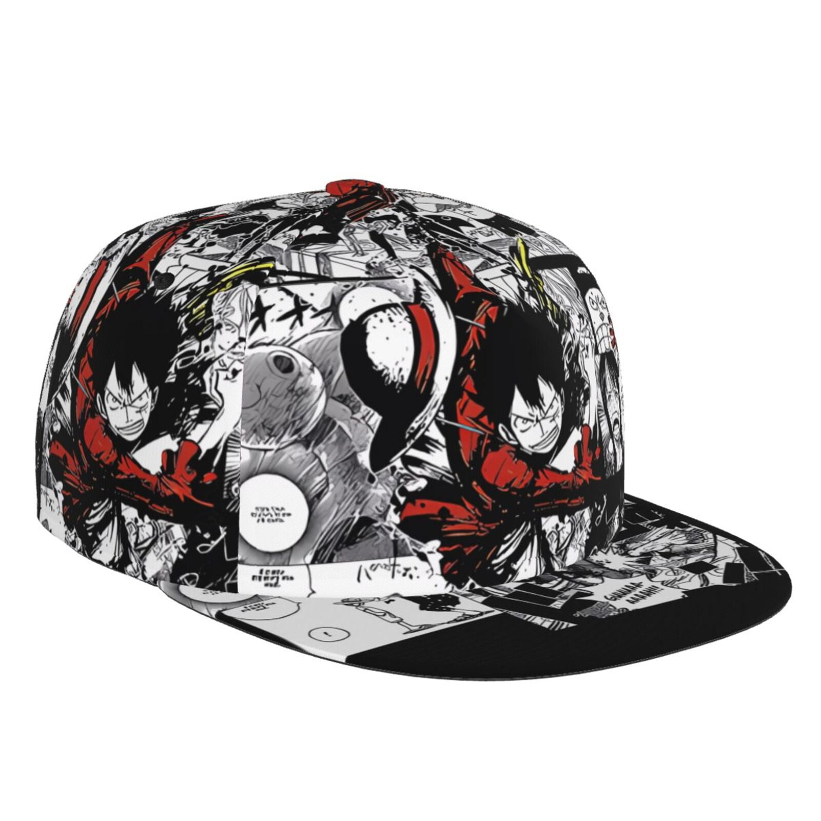 ONE PIECE Adjustable Snapback Hat for Men Women,Unisex Hip Hop