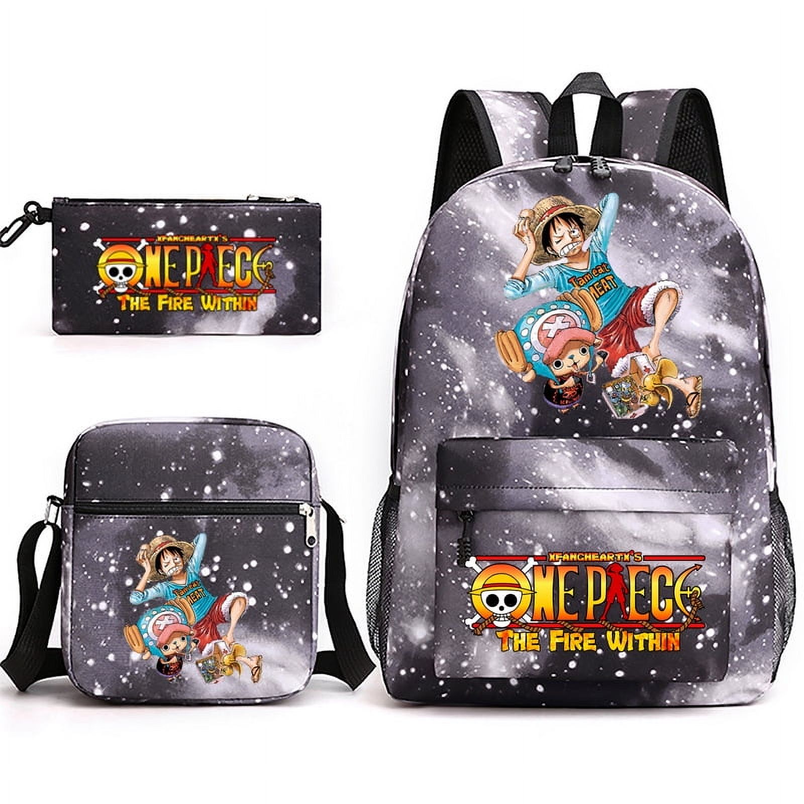 ONE-PIECE Anime Travel Backpack for Teens/Womens/Mens/ Casual Daypack ...