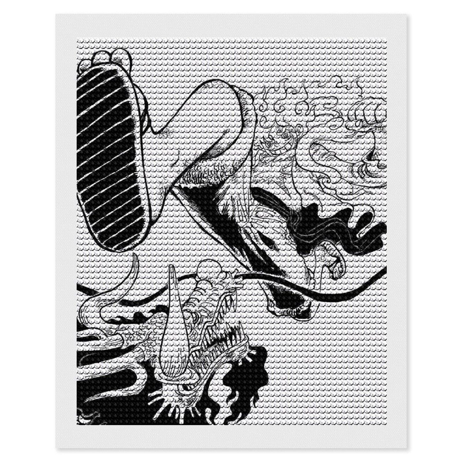 ONE PIECE Diamond Art Kits DIY Painting, Anime Diamond Kits Painting