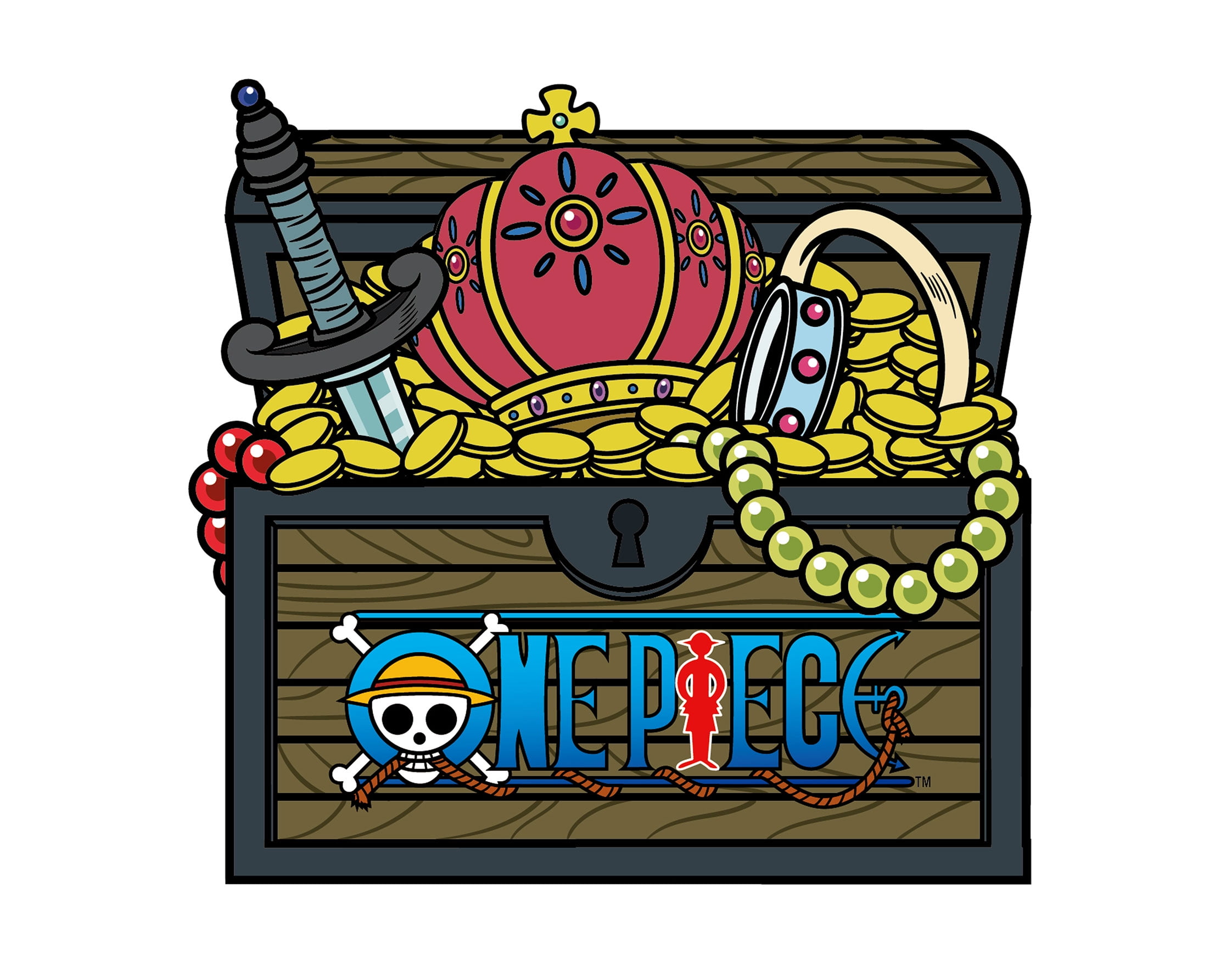 ONE PIECE TREASURE BOX PVC BANK - Walmart.com