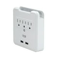 thumbnail image 1 of ONE Power PWS321 3-Outlet Surge Protection Wall Tap with 2 USB Ports and Device Cradle, 1 of 10