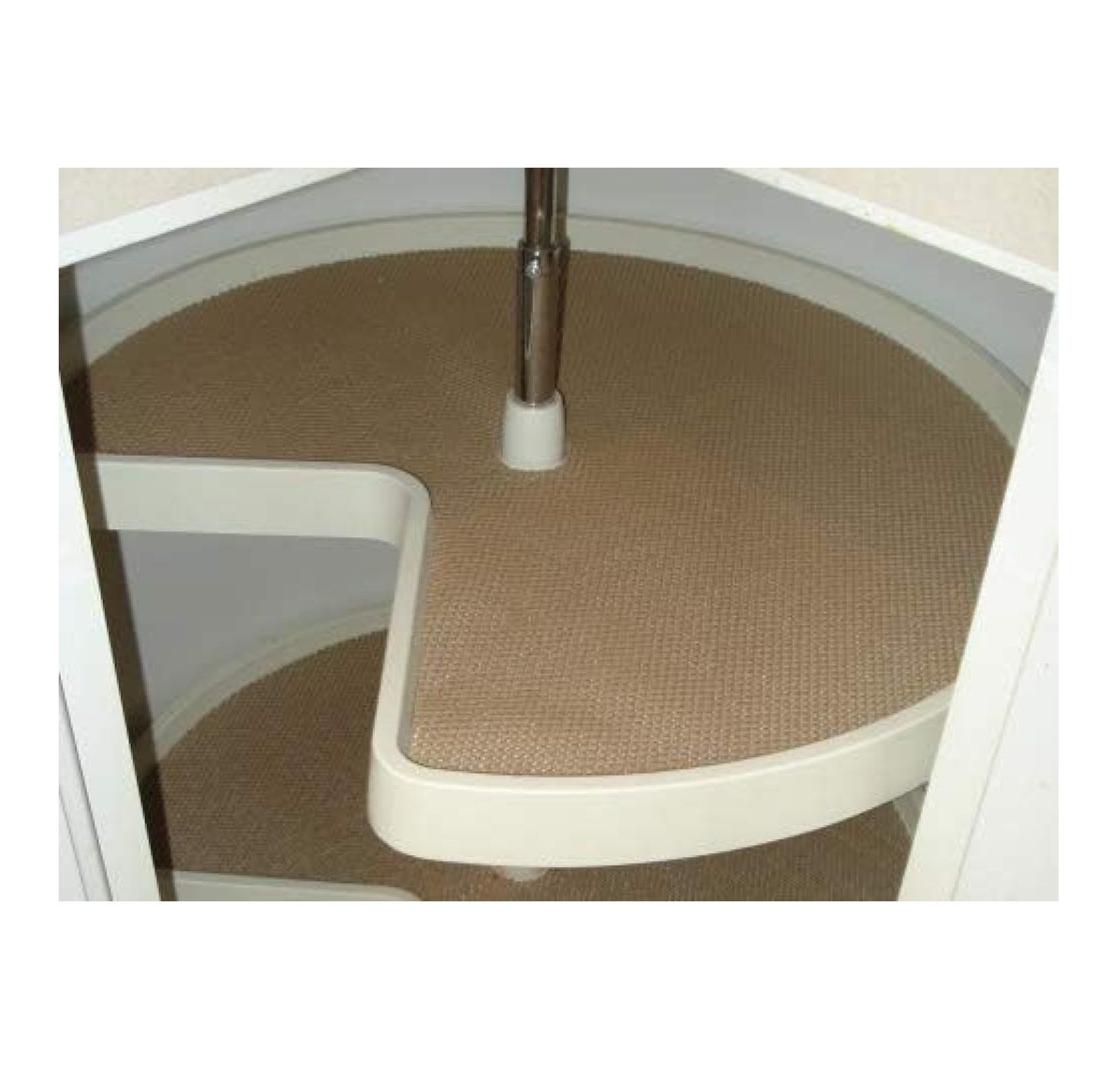 ONE Premium Black Lazy Super Susan Shelf Liner for 31