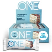 ONE Protein Supplement Bar, Birthday Cake, 20g Protein, 12 Count