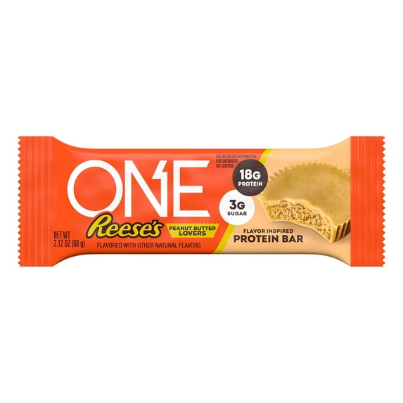 ONE Brands x Reese's Peanut Butter Lovers Protein Bar, 18g Protein, 1 Bar