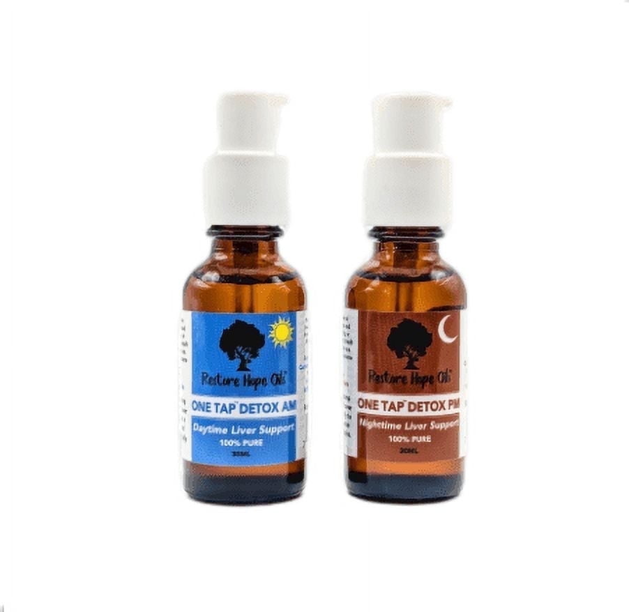 One Tap Detox Duo Essential Oil Blend - Includes AM and PM System