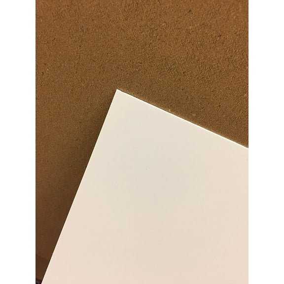 ONE- WHITE POLYSTYRENE,  .080" Thick  24" x 48" PLASTIC SHEET STYRENE