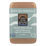 One With Nature, Soap Bar Dead Sea Mud, 7 Oz.