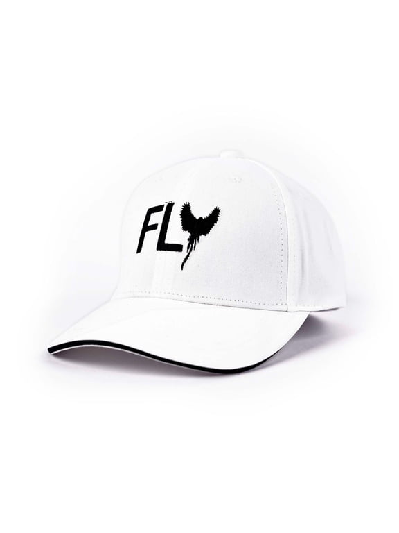 ONE WORD Baseball Cap, Adjustable Size for Running Workouts and Outdoor Activities, Soft Cotton Cap (White & Black)