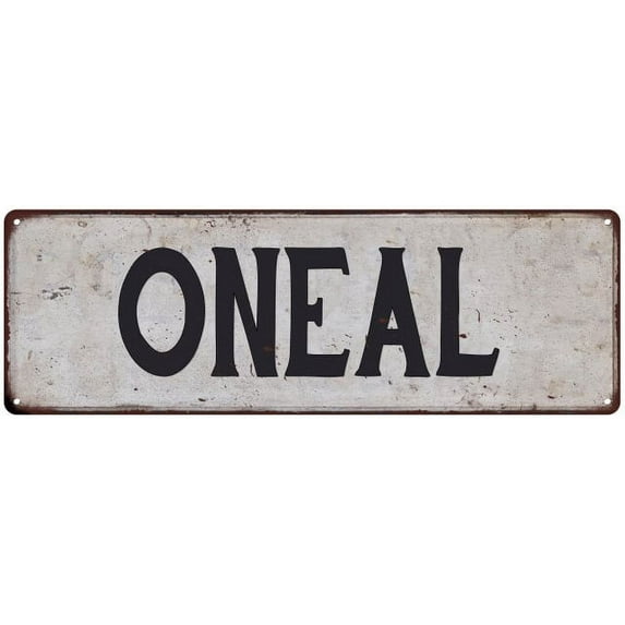 ONEAL Vintage Look Gift Rustic Chic Metal Sign 6x18 206180036294