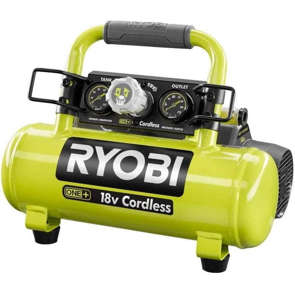 ONEAND 1 GAL. 120 PSI Portable 18V Horizontal AIR Compressor, 0.5 CFM at 90 PSI
