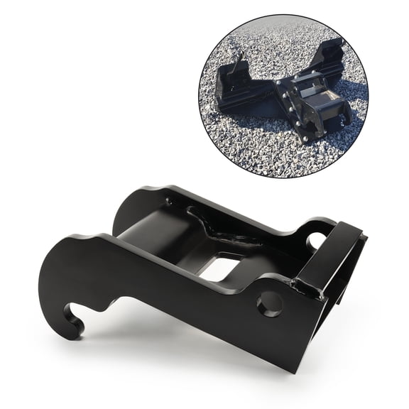 ONECHOI X-Change Coupler Bracket Bobcat Quick Attach Mini Excavator Bucket Mount, Black Steel