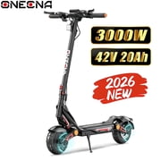 ONECNA A2 Electric Scooter for Adults, 3000W Dual Motor 35mph Top Speed, 45Miles Long Range, 48V 20Ah Battery, Foldable Frame, Dual Shock Absorption, UL 2272