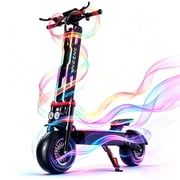 ONECNA 7000W Adult Electric Scooter, Dual Motors up to 55 mph Top Speed, 60 Miles Range Battery, 12 Tubeless Tires Commuting Scooter for Adults GT9
