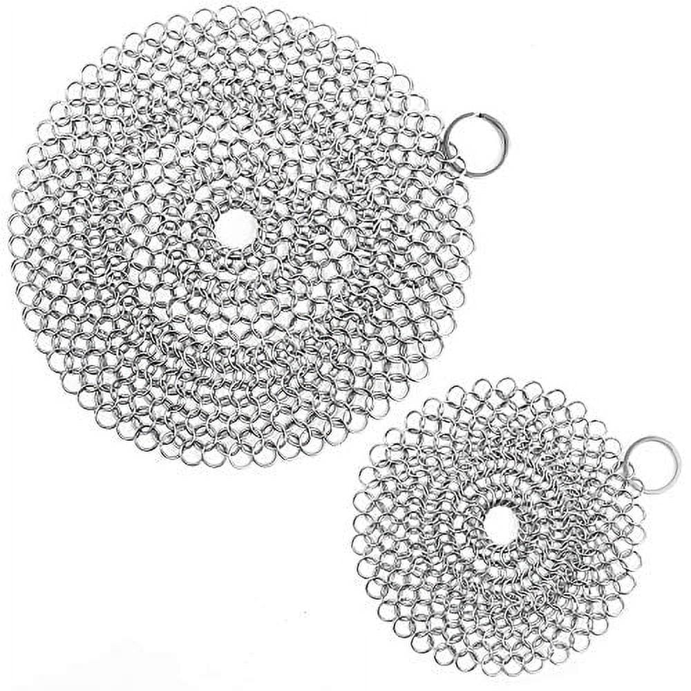 https://i5.walmartimages.com/seo/ONEEKK-Cast-Iron-Skillet-Cleaner-Chainmail-2-Pack-Premium-Stainless-Steel-Chain-Maille-Scrubber-Pans-Stainless-Steel-Glassware-7IN-5IN-Round_d161c27f-d027-4ec2-a370-740a36837e16.8496b905c303bcfc487a3e72a431ad9f.jpeg