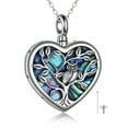 thumbnail image 1 of ONEFINITY Owl Urn Necklace Sterling Silver Heart Pendant Female Jewelry for Ashes, 1 of 6