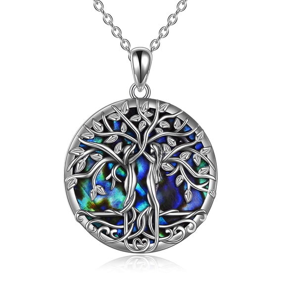 ONEFINITY Sterling Silver Tree of Life Pendant Necklace - Sister Birthday Jewelry & Friendship Gift C113