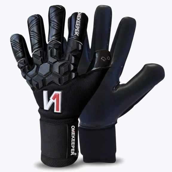 ONEKEEPER ACE Goalkeeper Gloves, No Finger Protection — 3.5mm Pro Latex, Tight/Balanced Fit