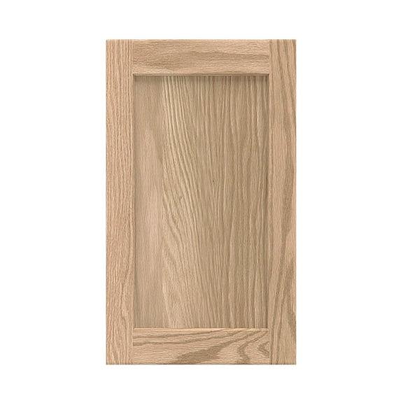 ONESTOCK 17.75W x 22.5H Unfinished Oak Kitchen Cabinet Door Replacement, Shaker Style