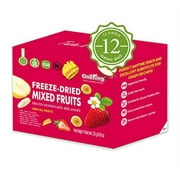 ONETANG Freeze-Dried Mixed Fruit, 12 Pack Single-Serve Pack, Non GMO, Kosher, No Add Sugar, Gluten free, Vegan 4.59 oz