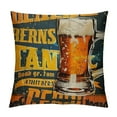 thumbnail image 1 of ONETECH  Abstract Cartoon Flower Pillow Cases, Decorative Cushion Cover (beers), 1 of 5