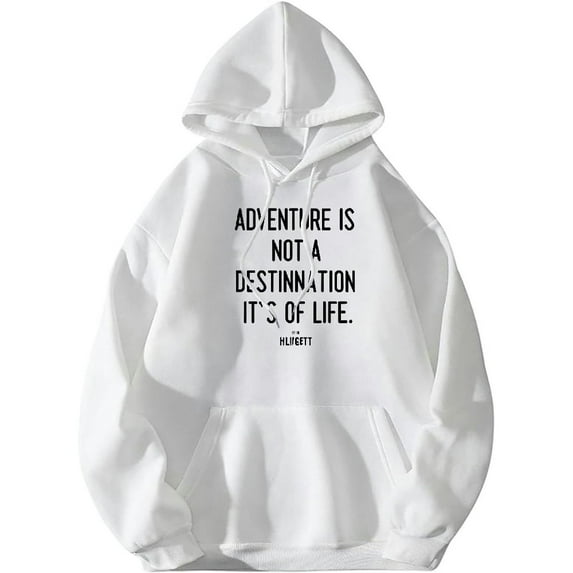 ONETECH Adventure is not a destination it's a way of life Quote Pullover Hoodie