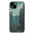 thumbnail image 1 of ONETECH Aesthetic Scenery Nature Forest Phone Case for iPhone 14, Green Mountain Sun Cover for Teens Men Women, Trendy  Bumper Clear Case Cover for iPhone 14, 1 of 5