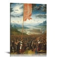 thumbnail image 1 of ONETECH Albrecht Altdorfer - The Battle of Alexander at Issus, Gallery Wrapped Canvas Wall Decor 16\x20\, 1 of 4