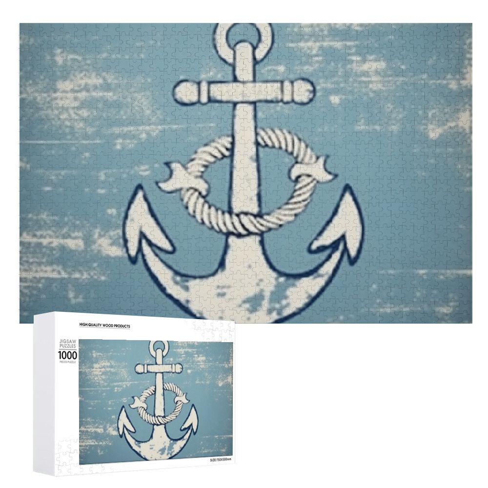 ONETECH Anchor Wooden Jigsaw Puzzle for Adults and Kids Gift for Family ...