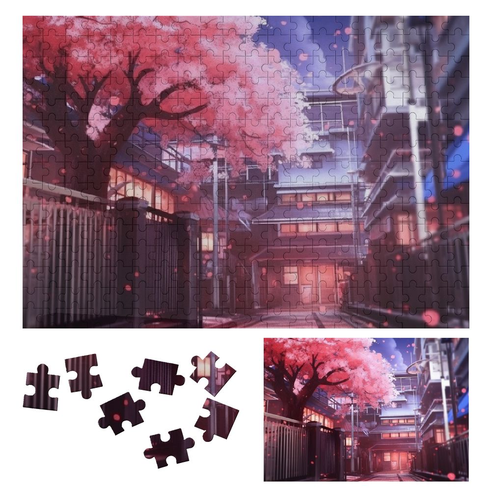 FUMJ Anime Art Wooden Jigsaw Puzzle for Adults and Kids - Gift for ...