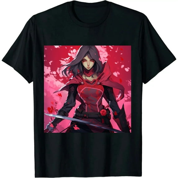 ONETECH Anime Ninja Female Ninja Japanese Aesthetic Culture Otaku T-Shirt