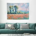 thumbnail image 1 of ONETECH  Art Decor Tapestry with Landscape Design Wall Hanging Aesthetic Backdrop Psychedelic Countryside Forest for Indoor, 1 of 7