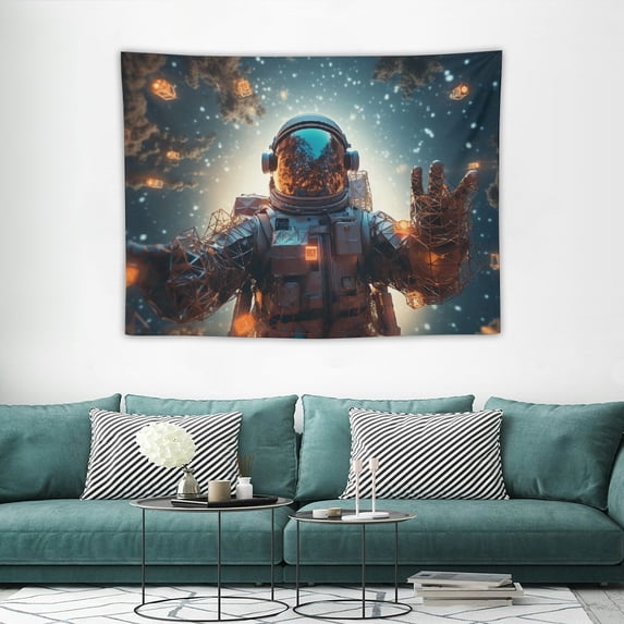 ONETECH Astronaut Tapestry, Galaxy Tapestry Outer Space Tapestry for Boys Bedroom Decor ,Living Room Or Dorm Wall A Hanging Tapestry