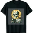 thumbnail image 1 of ONETECH Autism Skeleton Meme T-Shirt, 1 of 3