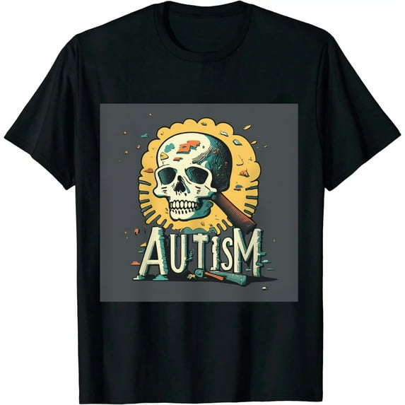 ONETECH Autism Skeleton Meme T-Shirt