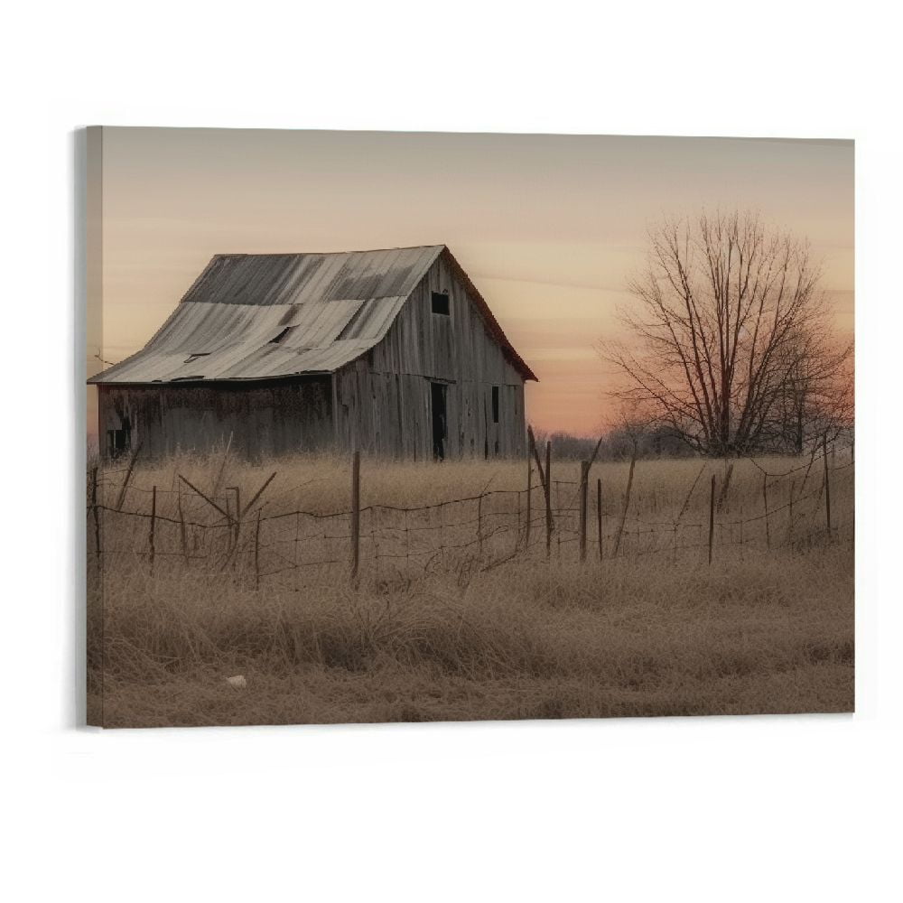 Barn Pictures Canvas Print Wall Decor Rustic Barn Canvas Wall
