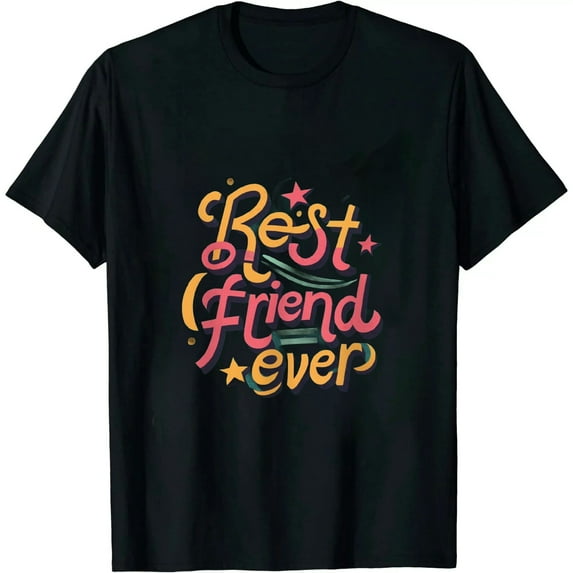ONETECH Best Friend Ever Men Women Funny Best friends T-Shirt