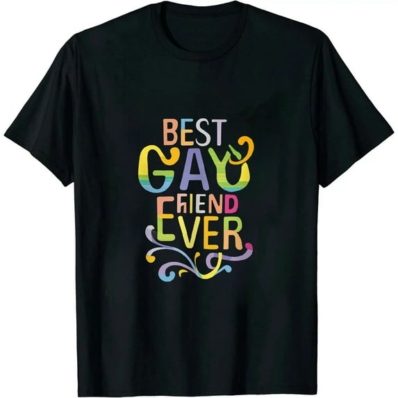 ONETECH Best Gay Friend Ever LGTB Birthday Gift T-Shirt