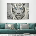 thumbnail image 1 of ONETECH  Black and White Tiger Tapestry Wall Hanging,Tiger Wall Art Tapestry Animal Tapestry Wall Hanging,Tiger Tapestry for Bedroom Kids Room Wall Decor., 1 of 7