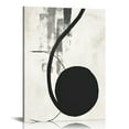 thumbnail image 1 of ONETECH Black and White Abstract Canvas Wall Art Decor with Minimalist Line Art Prints, Modern Wall Art for Home Decor,  Ready to Hang, 1 of 4
