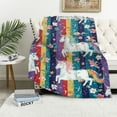 thumbnail image 1 of ONETECH  Blanket Unicorns Gifts for Girls, Soft Blanket 3 4 5 6 7 8 9 10 Year Old Girl Gifts, Toddler Girls Toys Age 6-8, Gifts for Girls for Christmas Birthday Gifts, 1 of 6