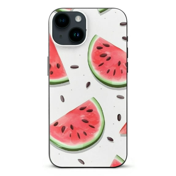 ONETECH Blingy's iPhone 14 Pro Max Case, Cute Watermelon Pattern Fun Tropical Summer Fruits Design Transparent Soft Protective Clear Case Compatible for iPhone 14 Pro Max 6.7 inch (Watermelon Style)